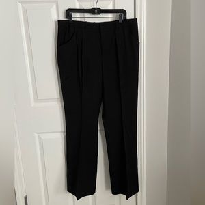 Gili black wide leg flat front trouser. Size 16.
